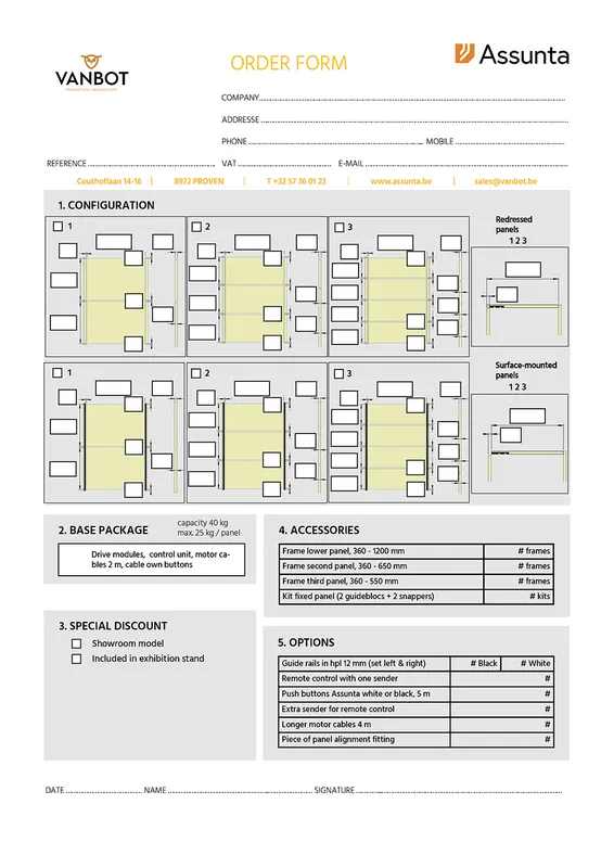 Order form.